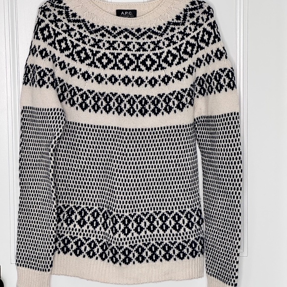 APC Intarsia Sweater - Picture 1 of 3